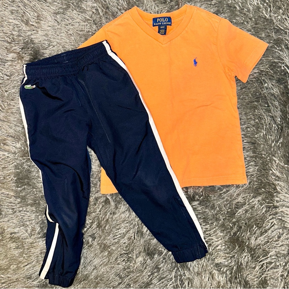 Lacoste Joggers w/Polo Ralph Lauren, boys size 4T